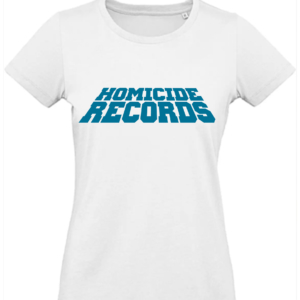 T-shirt femme Homicide Records (logo bleu)