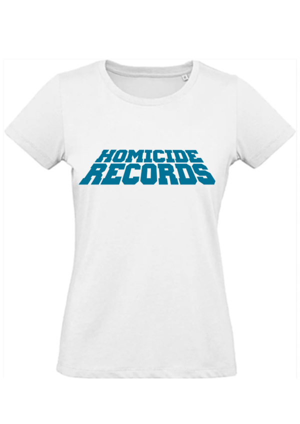 T-shirt femme Homicide Records, collection bleu, Le Hardcore Français