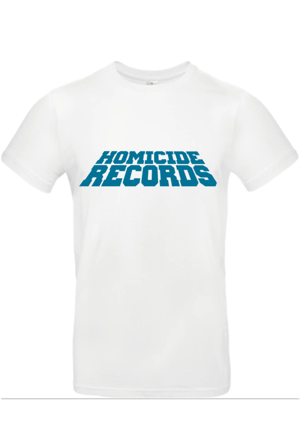 T-shirt homme Homicide Records, collection bleu, Le Hardcore Français