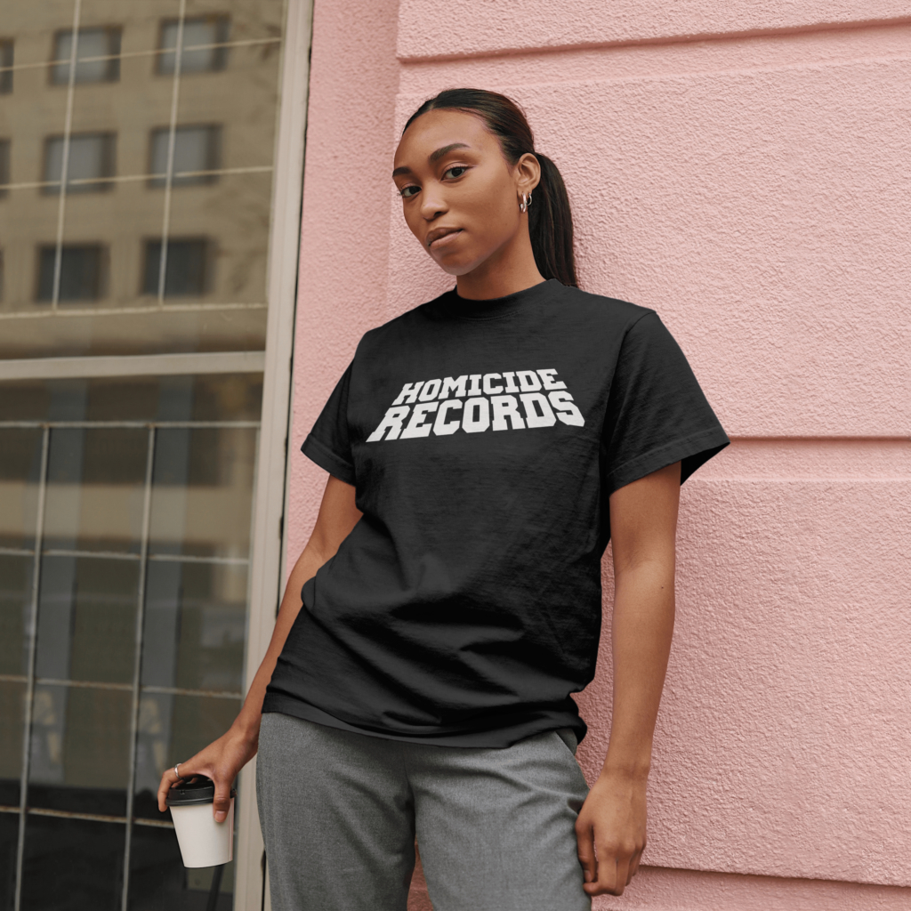 T-shirt femme Homicide Records, Collection Blanc, Homicide Records, Le Hardcore Français