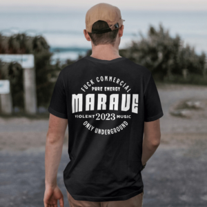 T-shirt homme MaRave Records (logo blanc)