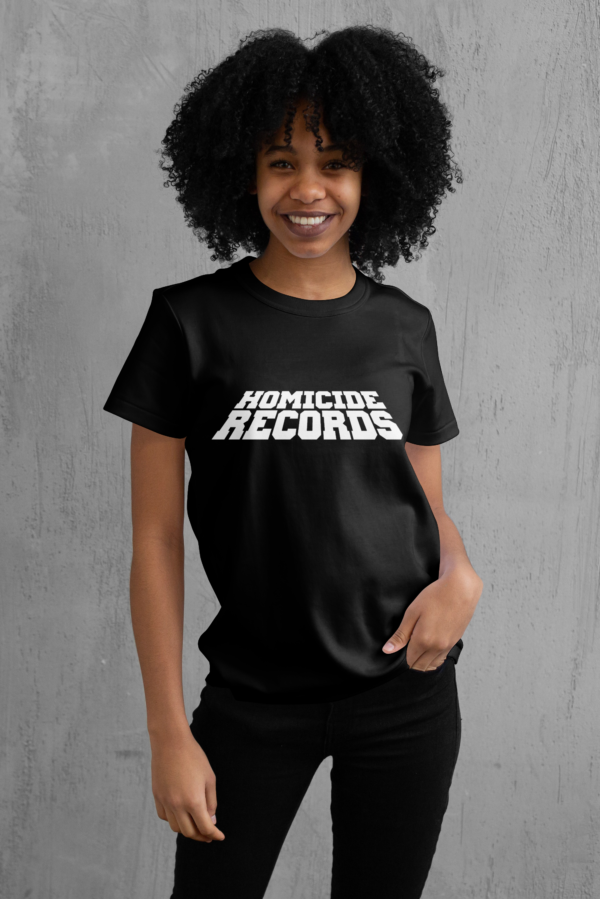 T-shirt femme Homicide Records, collection blanc, Le Hardcore Français,