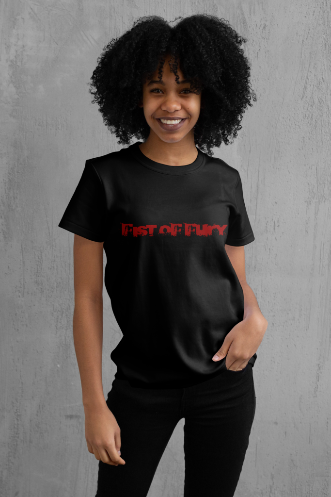 T-shirt femme Fist Of Fury, S.O.D.O.M., collection rouge, Le Hardcore Français