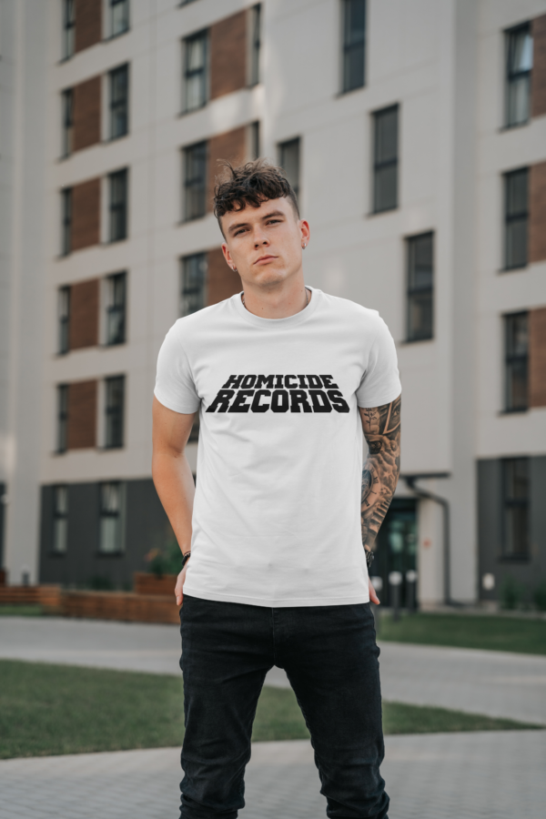 T-shirt homme Homicide Records, collection noire, Le Hardcore Français, black edition