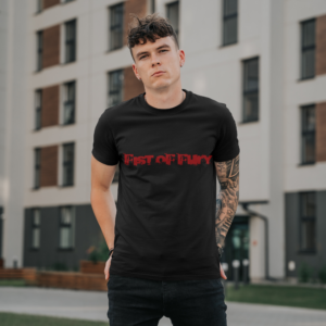 T-shirt homme Fist Of Fury, S.O.D.O.M., collection rouge, Le Hardcore Français