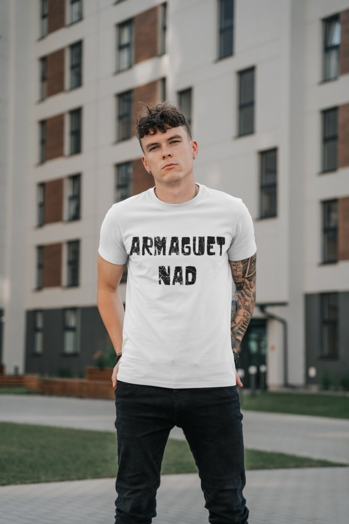 T-shirt homme logo noir Armaguet Nad, S.O.D.O.M, Le Hardcore Français, black edition