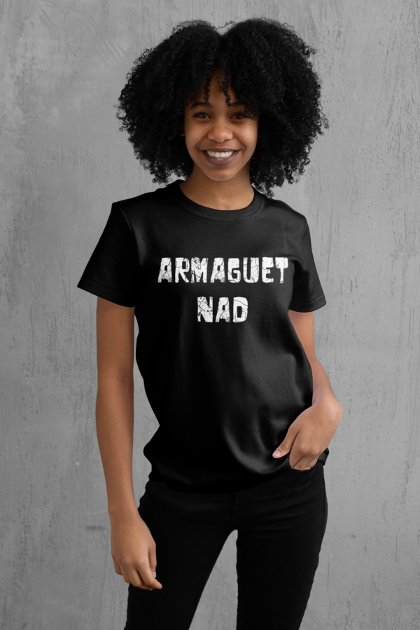 T-shirt femme logo blanc Armaguet Nad, S.O.D.O.M, Le Hardcore Français