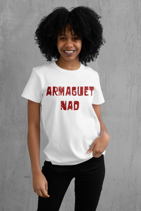 T-shirt femme logo rouge Armaguet Nad, S.O.D.O.M, Le Hardcore Français
