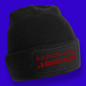 Bonnet logo S.O.D.O.M, Armaguet Nad, Le Hardcore Français, collection rouge, Le Hardcore Français