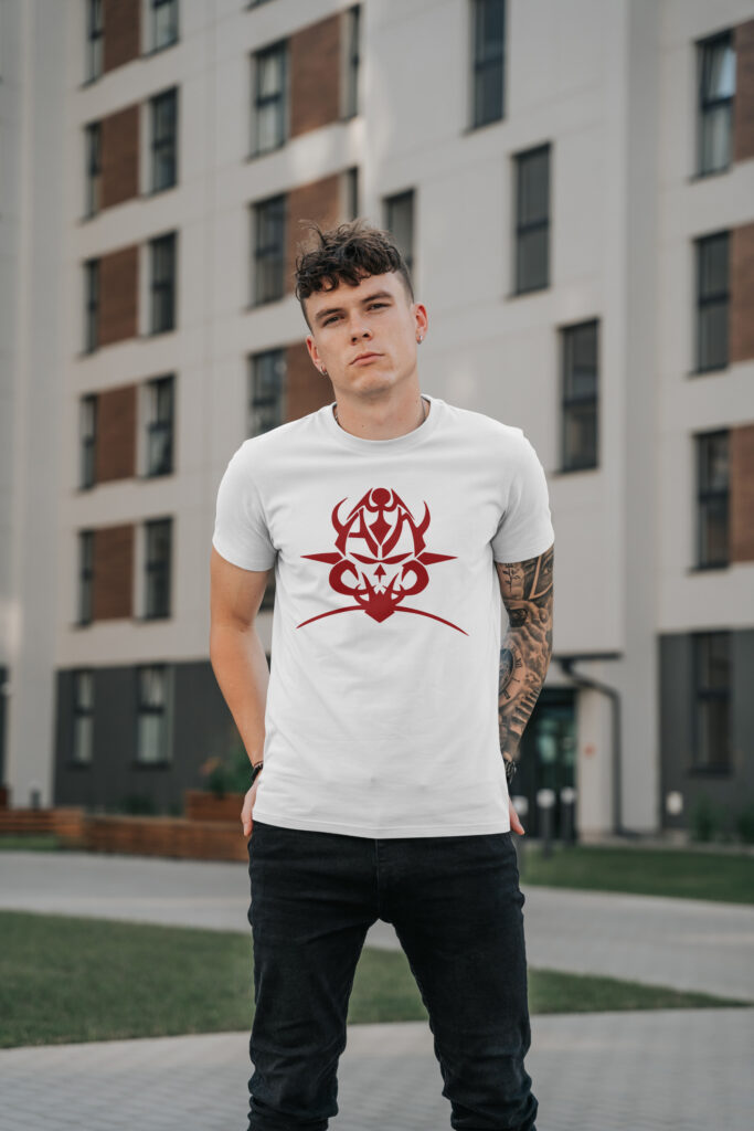 T-shirt homme logo rouge Armaguet Nad, S.O.D.O.M, Le Hardcore Français