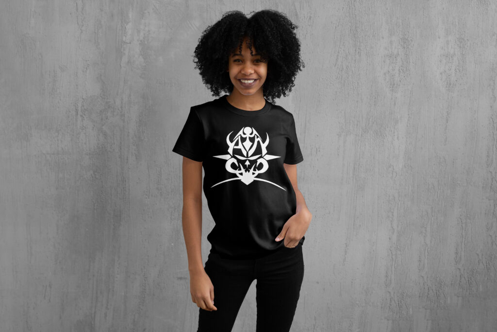 T-shirt femme logo blanc Armaguet Nad, S.O.D.O.M, Le Hardcore Français, collection blanc