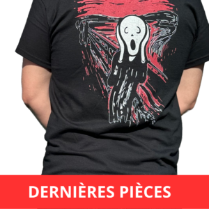T-shirt unisexe The Scream (noir)