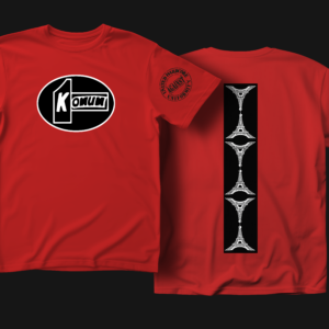 T shirt komum, le hardcore français
