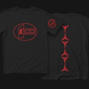 T shirt komum, le hardcore français